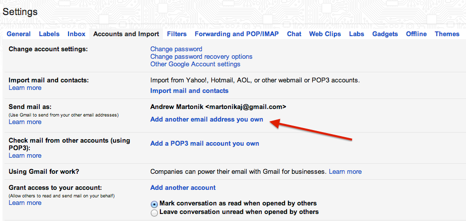 Pop3 gmail